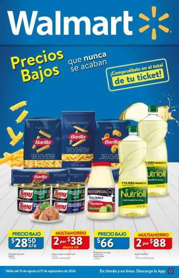 Folleto actual Walmart - 15.8.2024 - 17.9.2024.