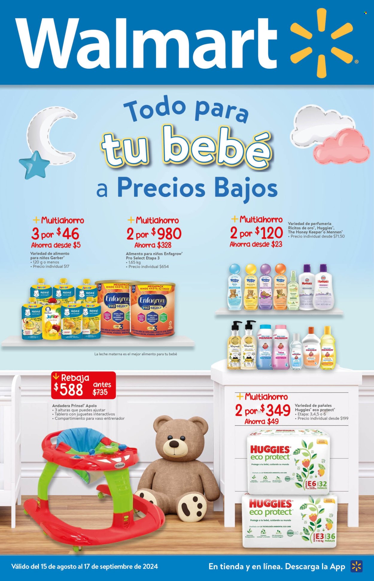 Catálogo Walmart - 15.8.2024 - 17.9.2024. Página 1
