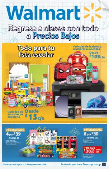 Folleto actual Walmart - 15.8.2024 - 17.9.2024.