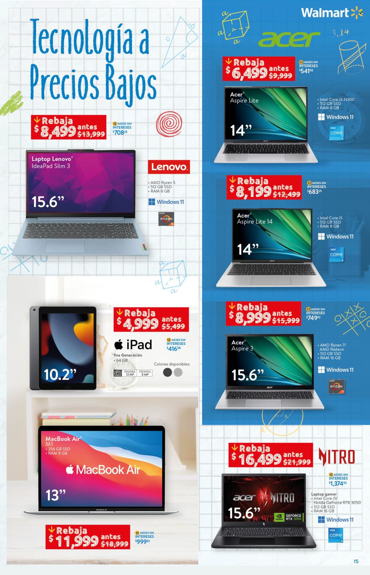 Catálogo Walmart - 15.8.2024 - 17.9.2024. Página 15