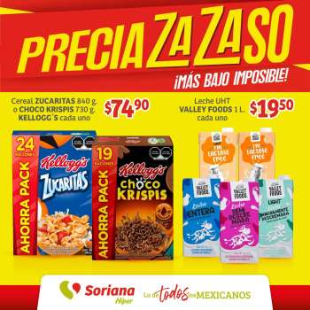 Folleto actual Soriana Híper - 14.8.2024 - 28.8.2024.