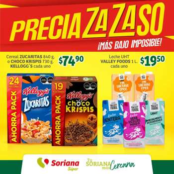 Folleto actual Soriana Súper - 14.8.2024 - 28.8.2024.