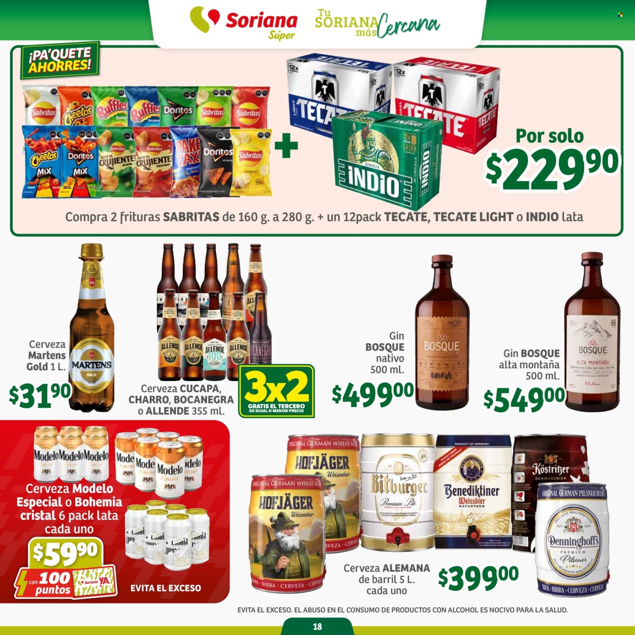 Catálogo Soriana Súper - 14.8.2024 - 28.8.2024. Página 18