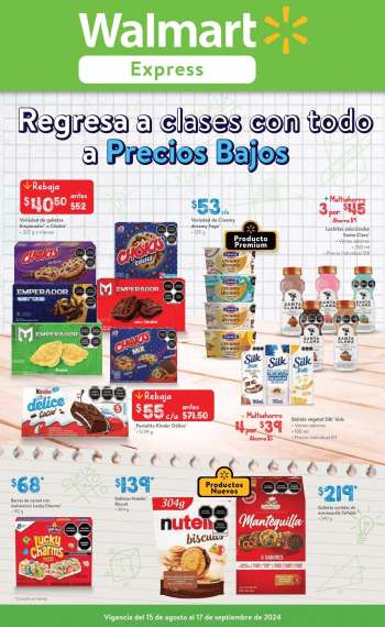 Folleto actual Walmart Express - 15.8.2024 - 17.9.2024.