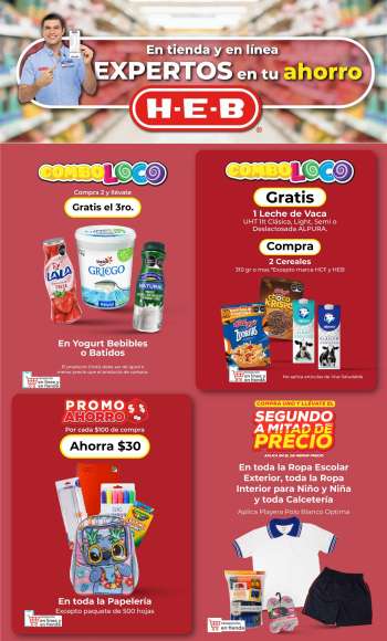 Folleto actual H-E-B - 16.8.2024 - 19.8.2024.