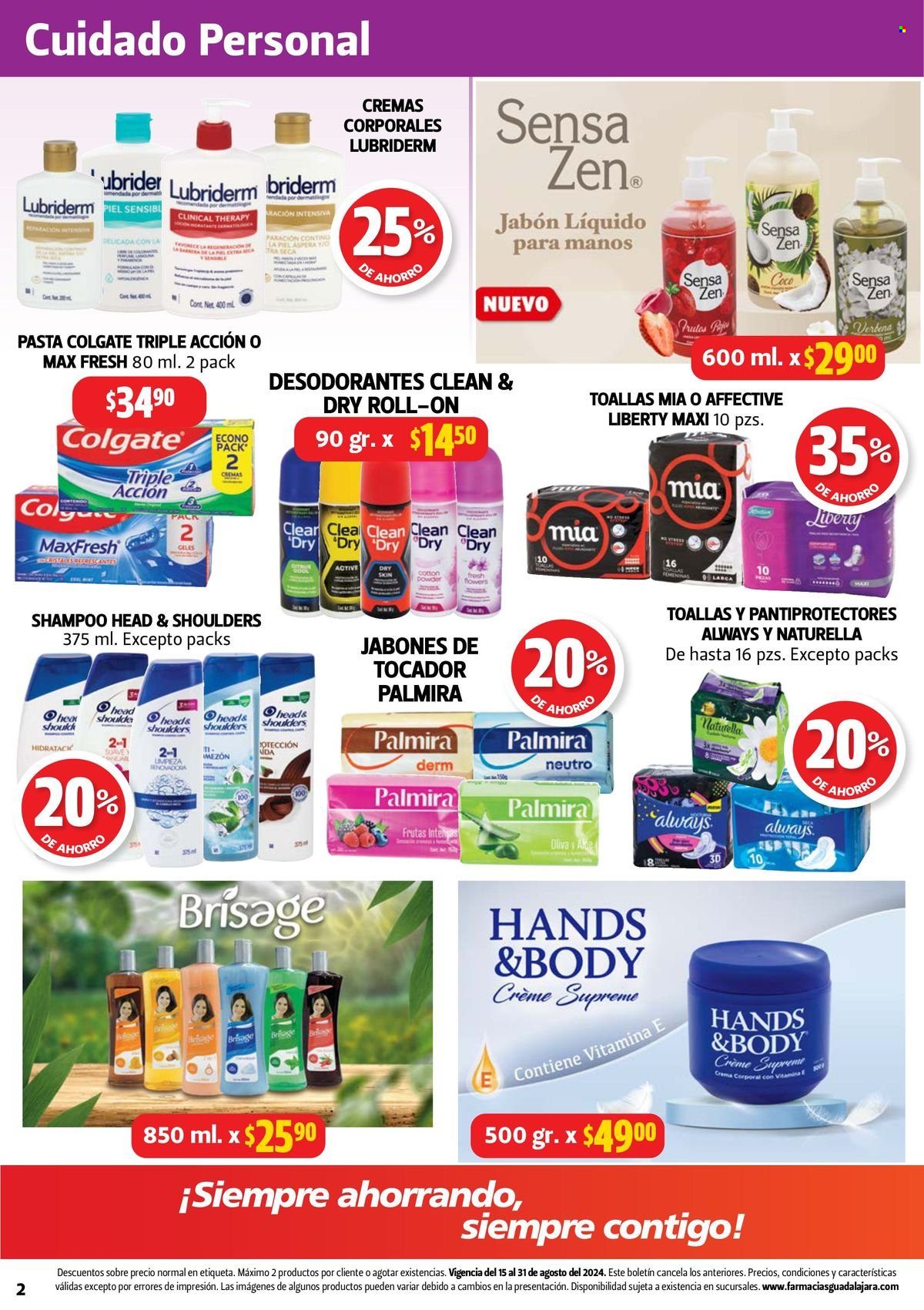 Catálogo Farmacias Guadalajara - 15.8.2024 - 31.8.2024. Página 2