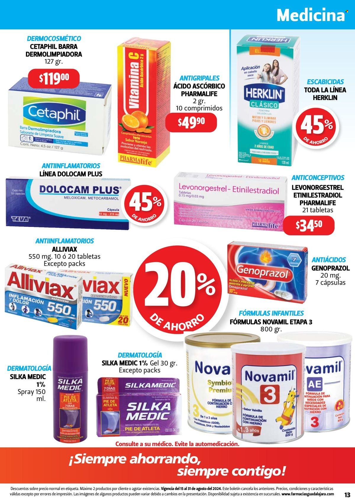 Catálogo Farmacias Guadalajara - 15.8.2024 - 31.8.2024. Página 13