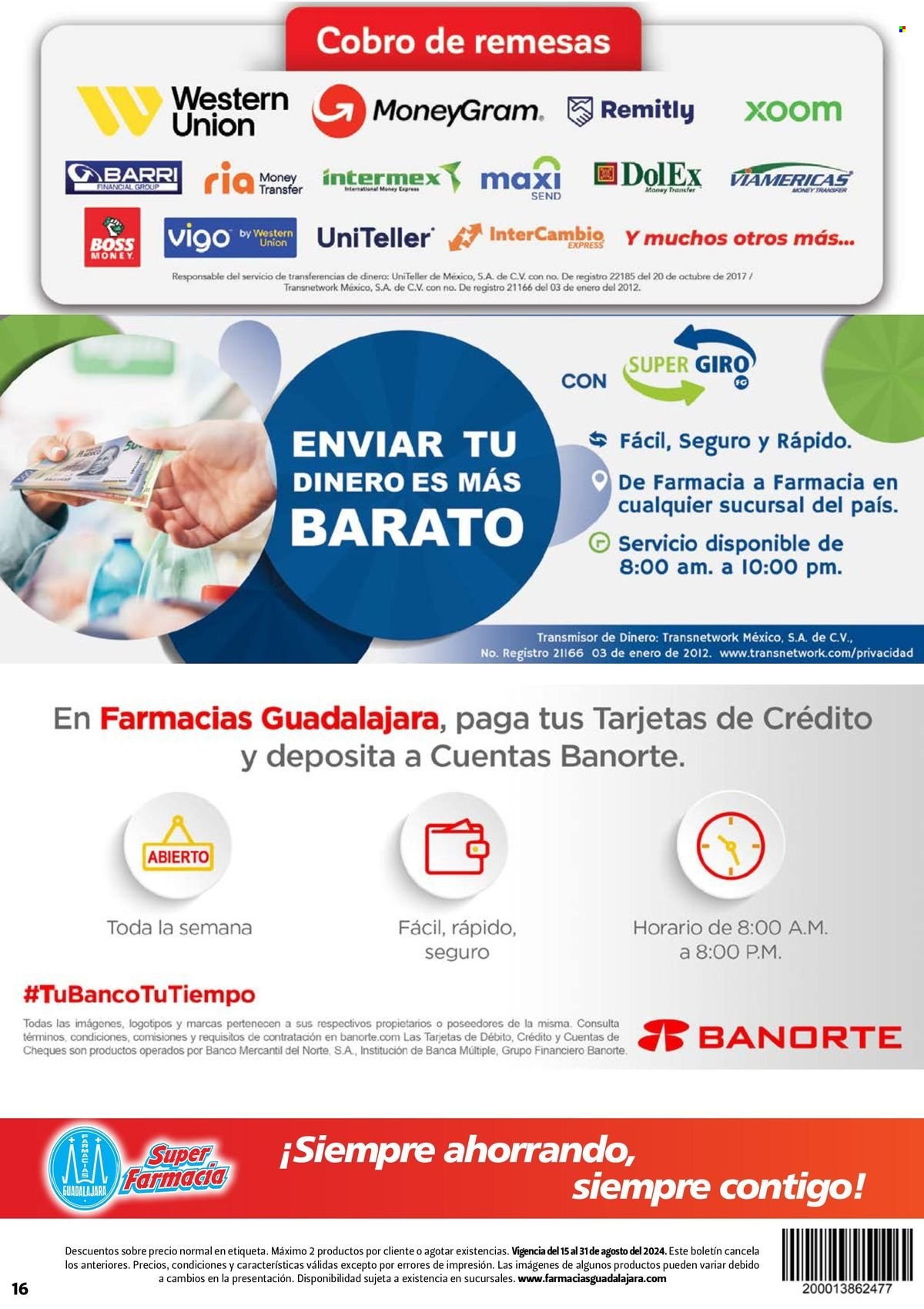 Catálogo Farmacias Guadalajara - 15.8.2024 - 31.8.2024. Página 16