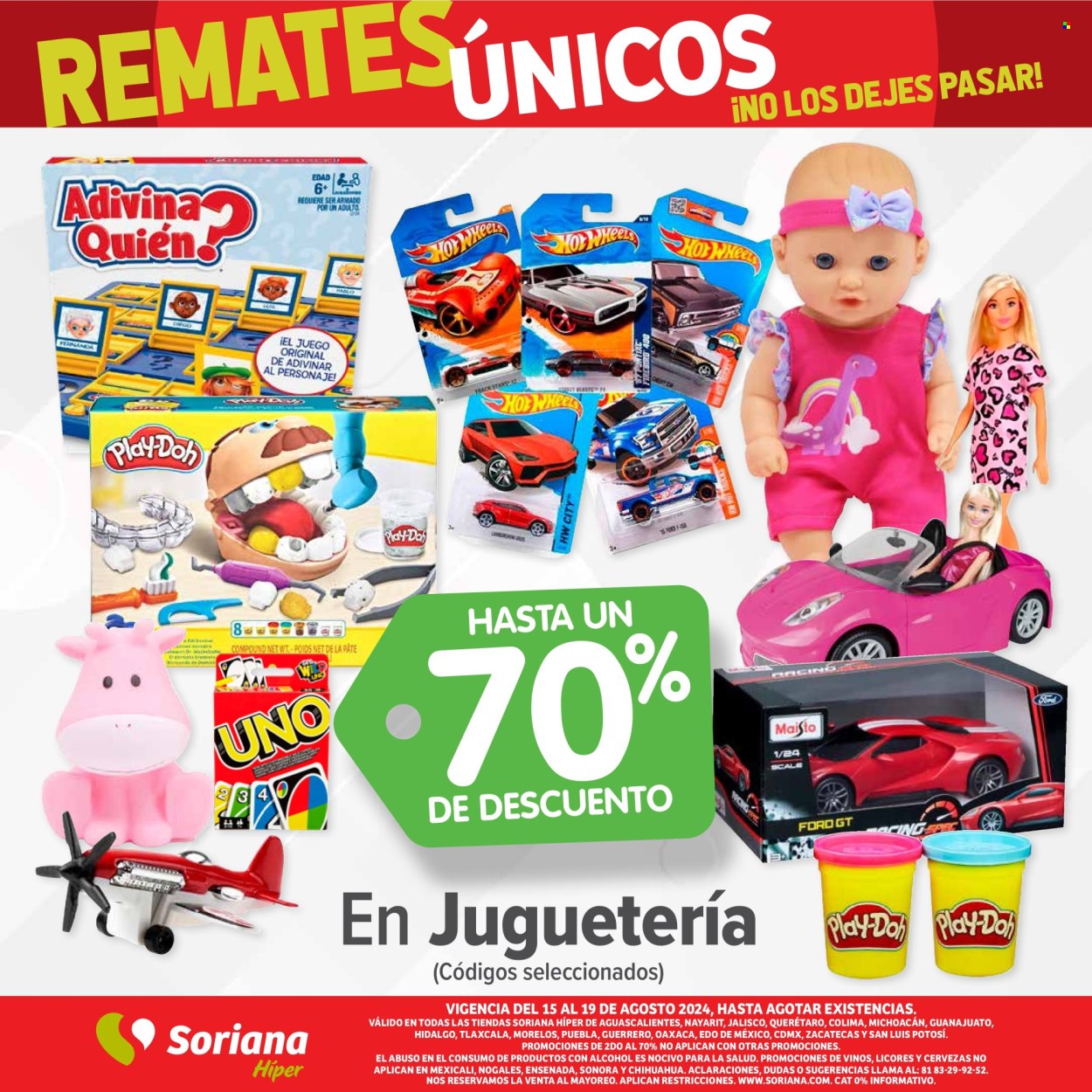 Catálogo Soriana Híper - 15.8.2024 - 19.8.2024. Página 16