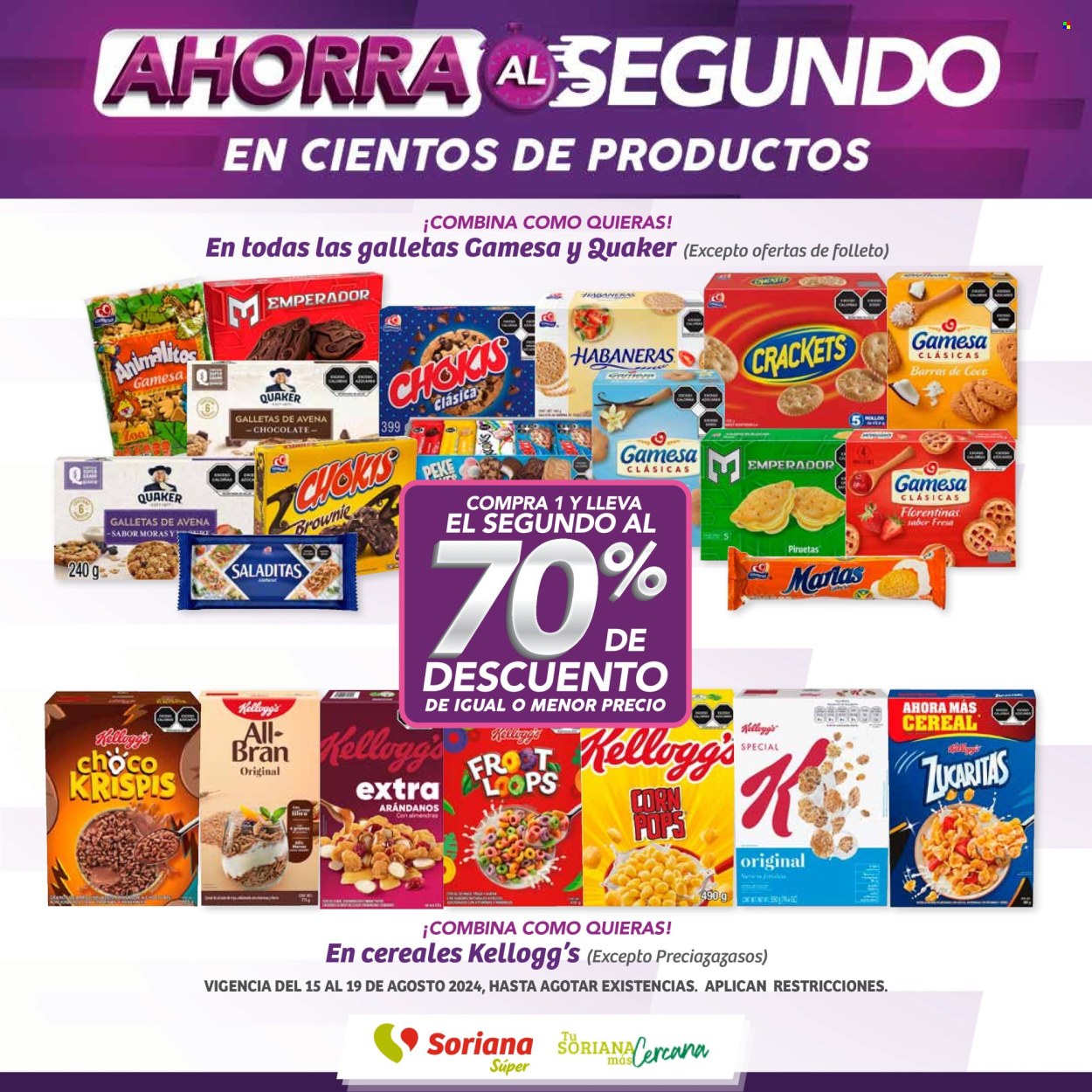 Catálogo Soriana Súper - 15.8.2024 - 19.8.2024. Página 1