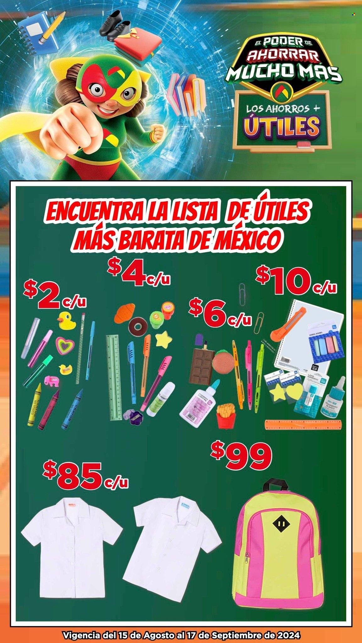 Catálogo Bodega Aurrerá - 15.8.2024 - 17.9.2024. Página 1