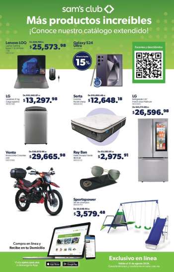 Folleto actual Sam's Club - 20.8.2024 - 31.8.2024.