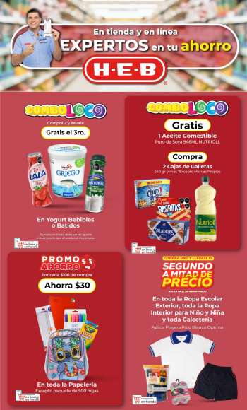 Folleto actual H-E-B - 20.8.2024 - 22.8.2024.