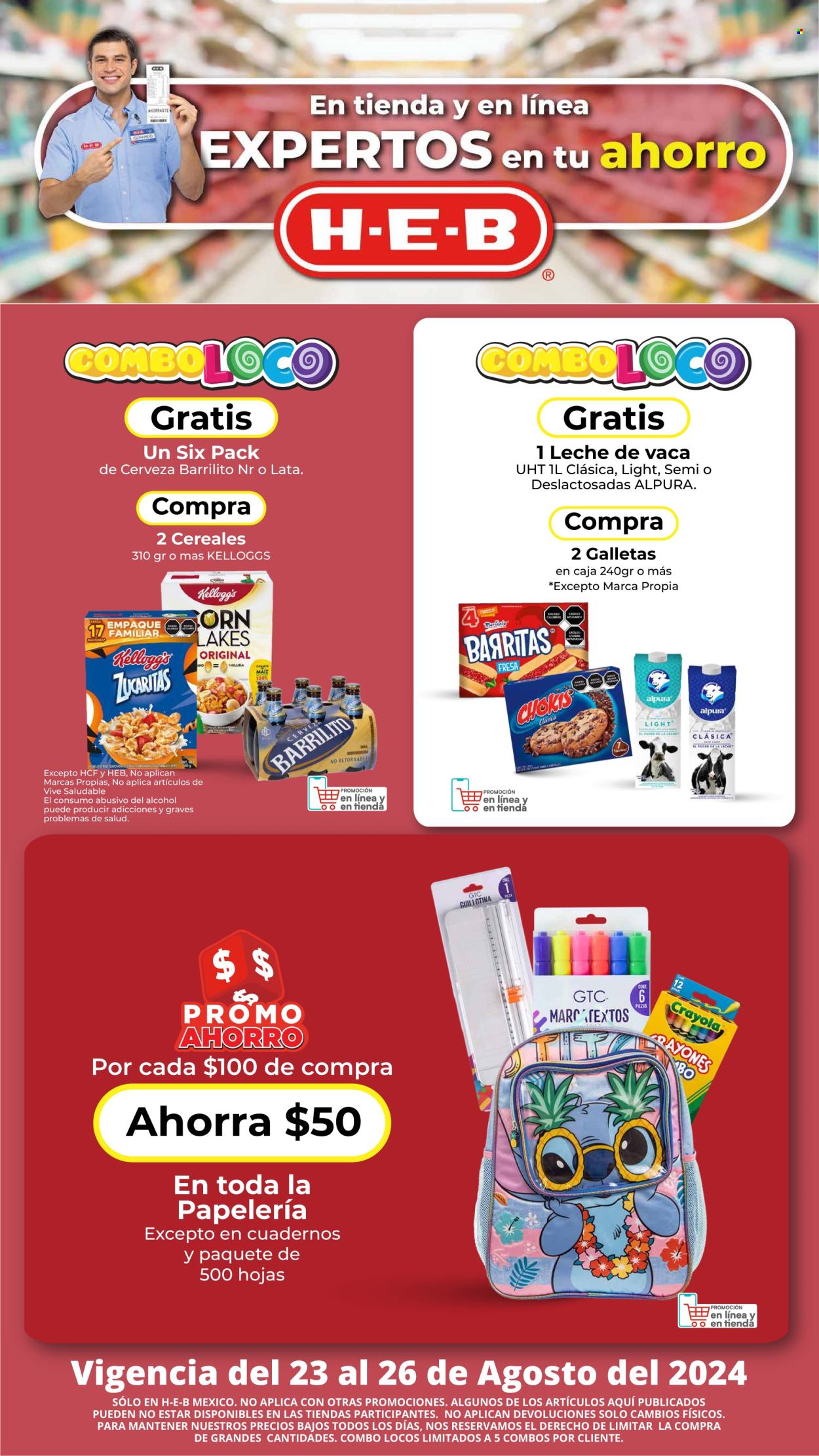 Catálogo H-E-B - 23.8.2024 - 26.8.2024. Página 1