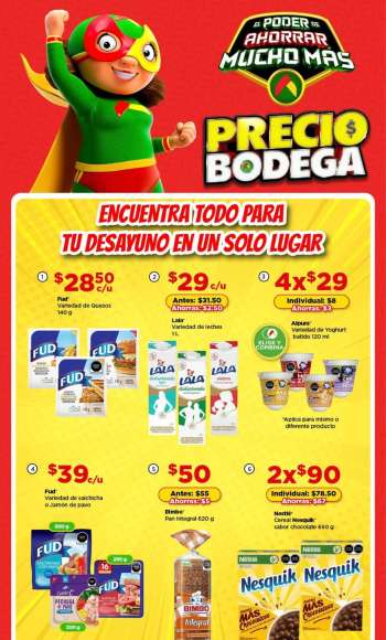 Folleto actual Bodega Aurrerá - 15.8.2024 - 17.9.2024.
