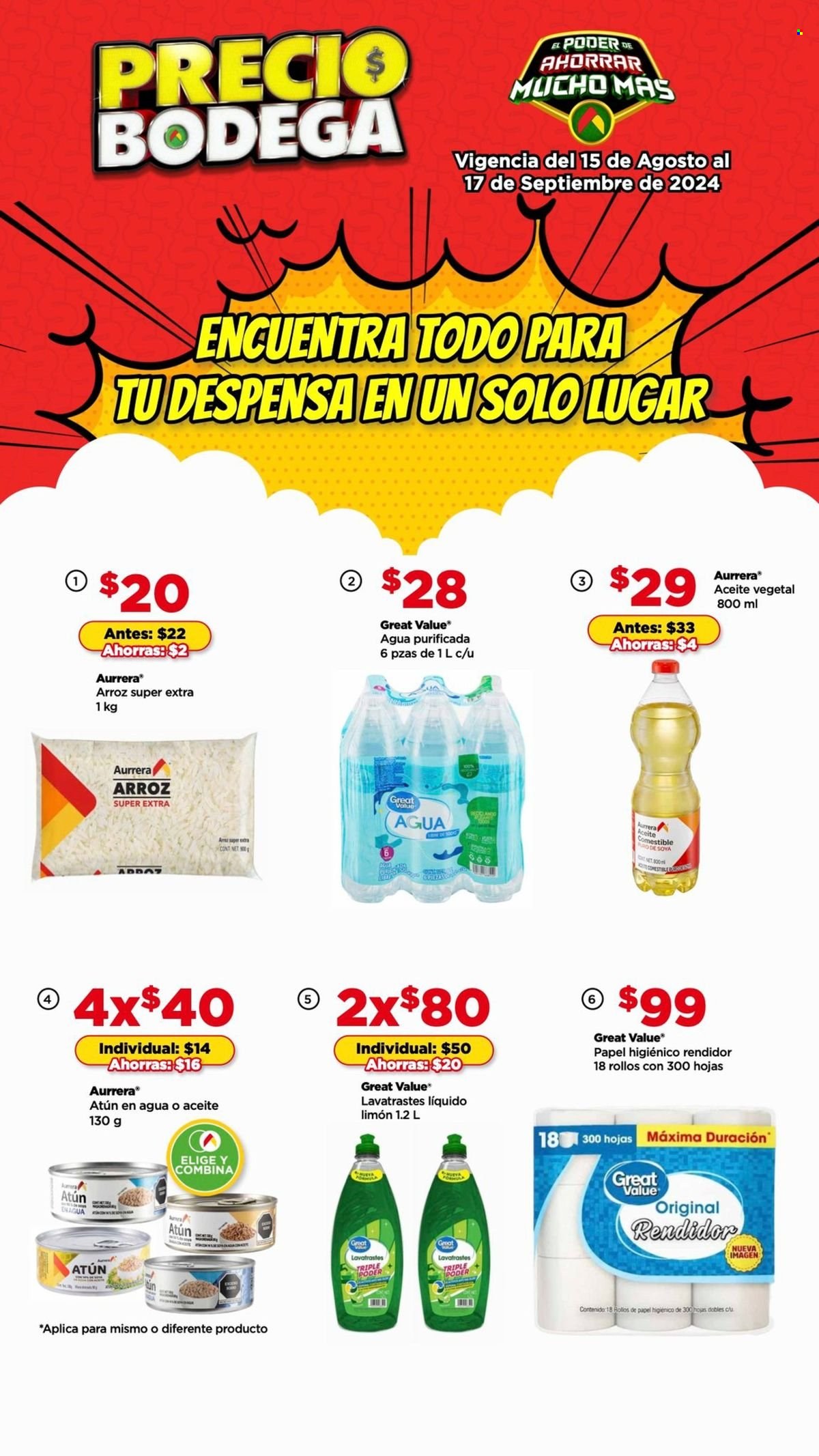 Catálogo Bodega Aurrerá - 15.8.2024 - 17.9.2024. Página 2