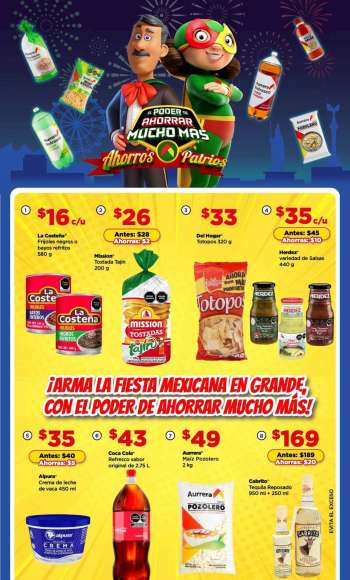 Folleto actual Bodega Aurrerá - 15.8.2024 - 17.9.2024.