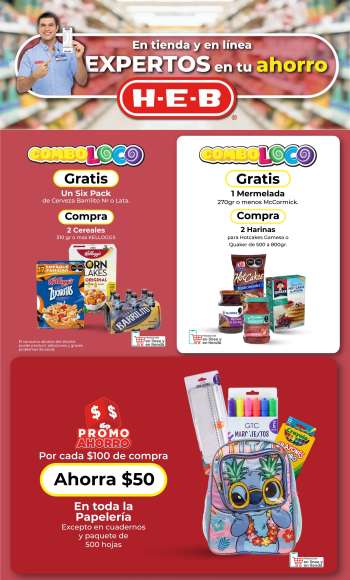 Folleto actual H-E-B - 27.8.2024 - 29.8.2024.