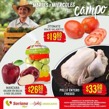 Folleto actual Soriana Híper - 27.8.2024 - 28.8.2024.