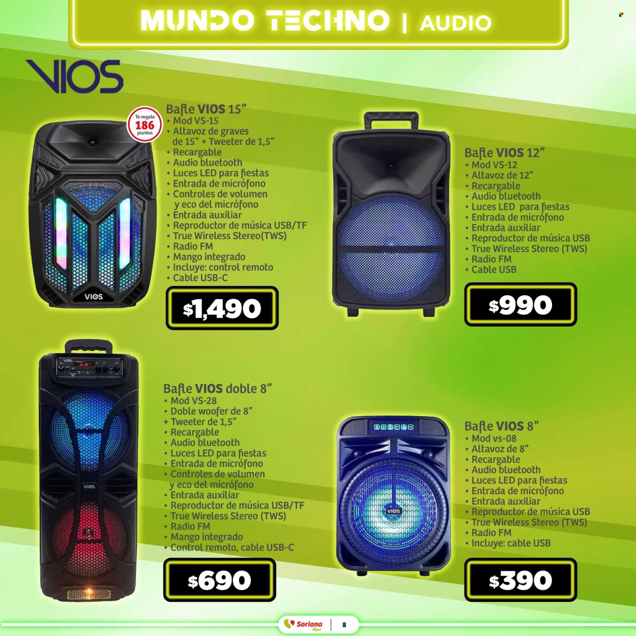 Catálogo Soriana Híper - 29.8.2024 - 25.9.2024. Página 8