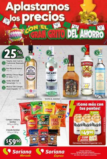 Folleto actual Soriana - 29.8.2024 - 12.9.2024.