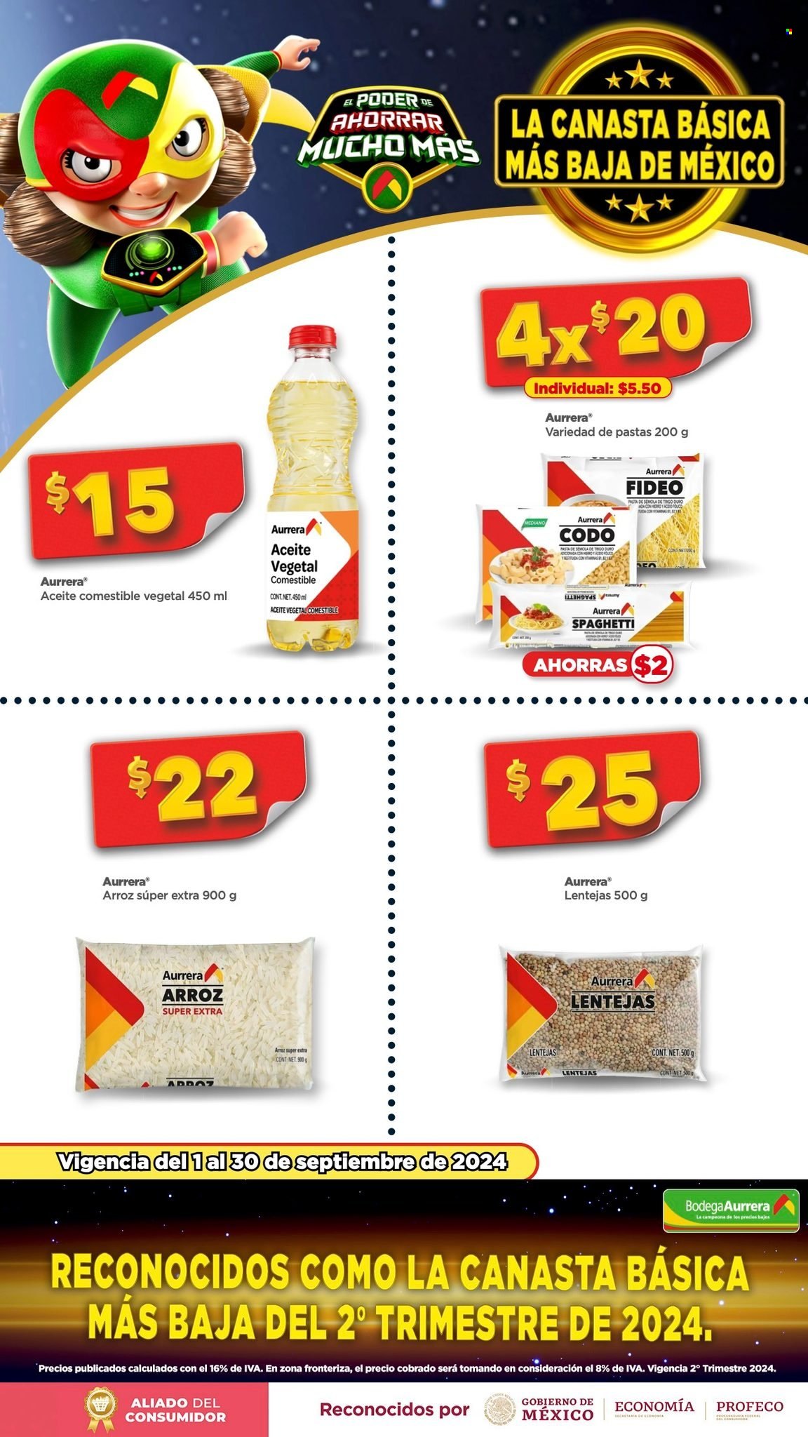 Catálogo Bodega Aurrerá - 1.9.2024 - 30.9.2024. Página 1