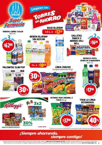 Folleto actual Farmacias Guadalajara - 1.9.2024 - 14.9.2024.