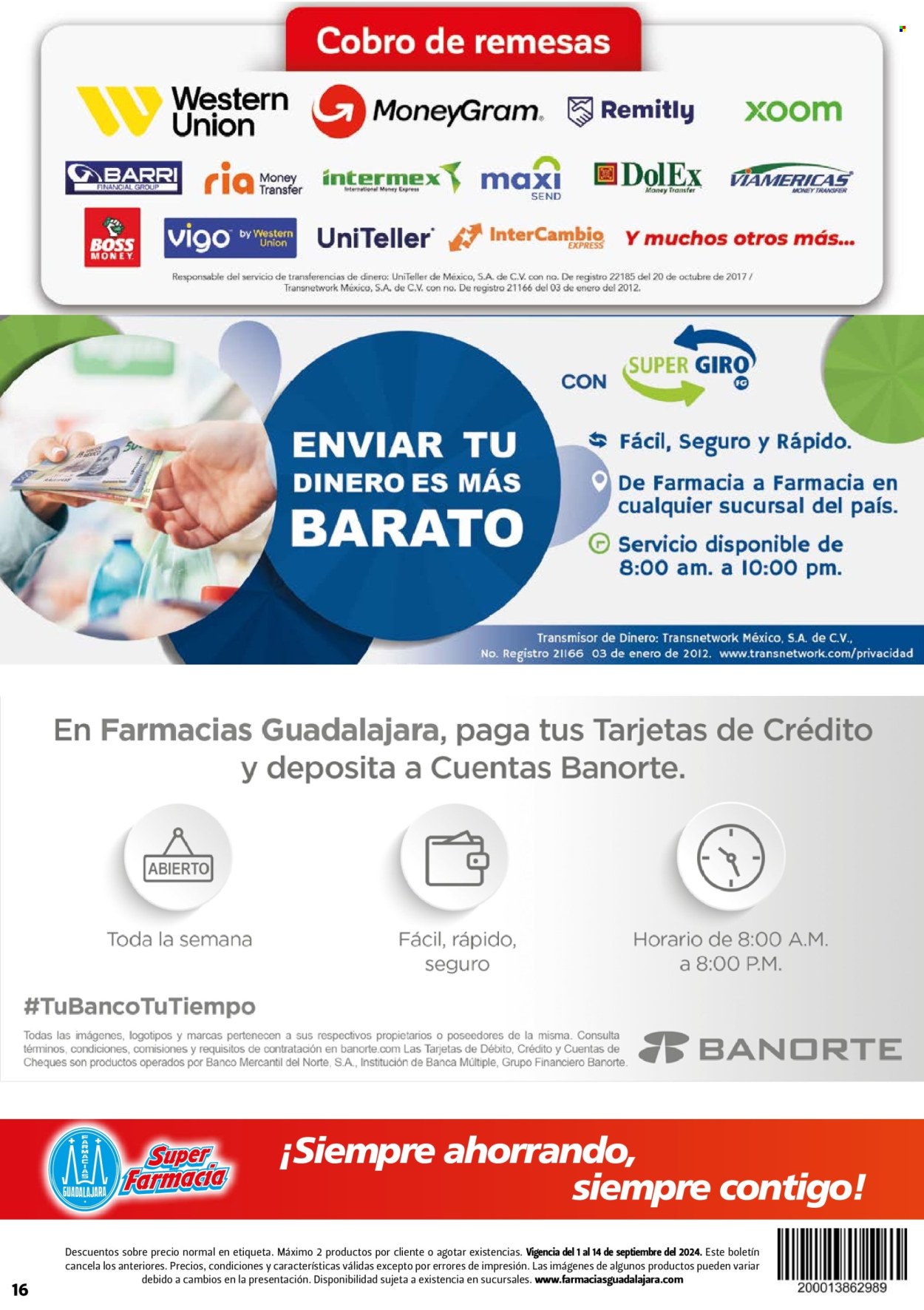 Catálogo Farmacias Guadalajara - 1.9.2024 - 14.9.2024. Página 16