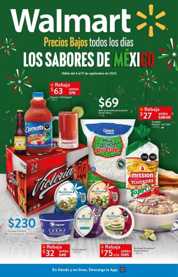 Folleto actual Walmart - 4.9.2024 - 17.9.2024.