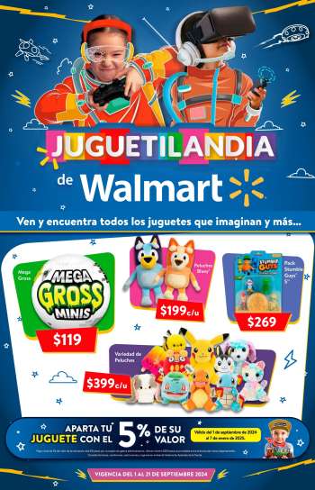 Folleto actual Walmart - 1.9.2024 - 21.9.2024.