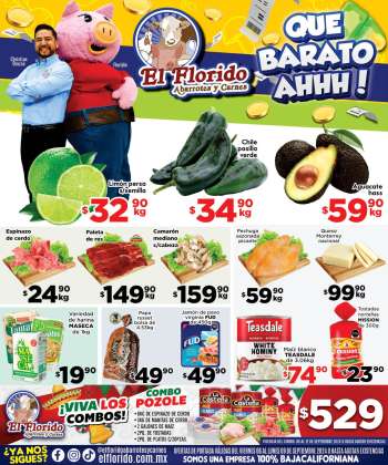 Folleto actual El Florido - 6.9.2024 - 12.9.2024.