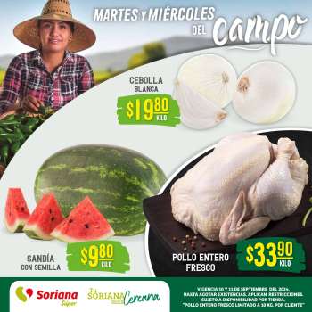 Folleto actual Soriana Súper - 10.9.2024 - 11.9.2024.