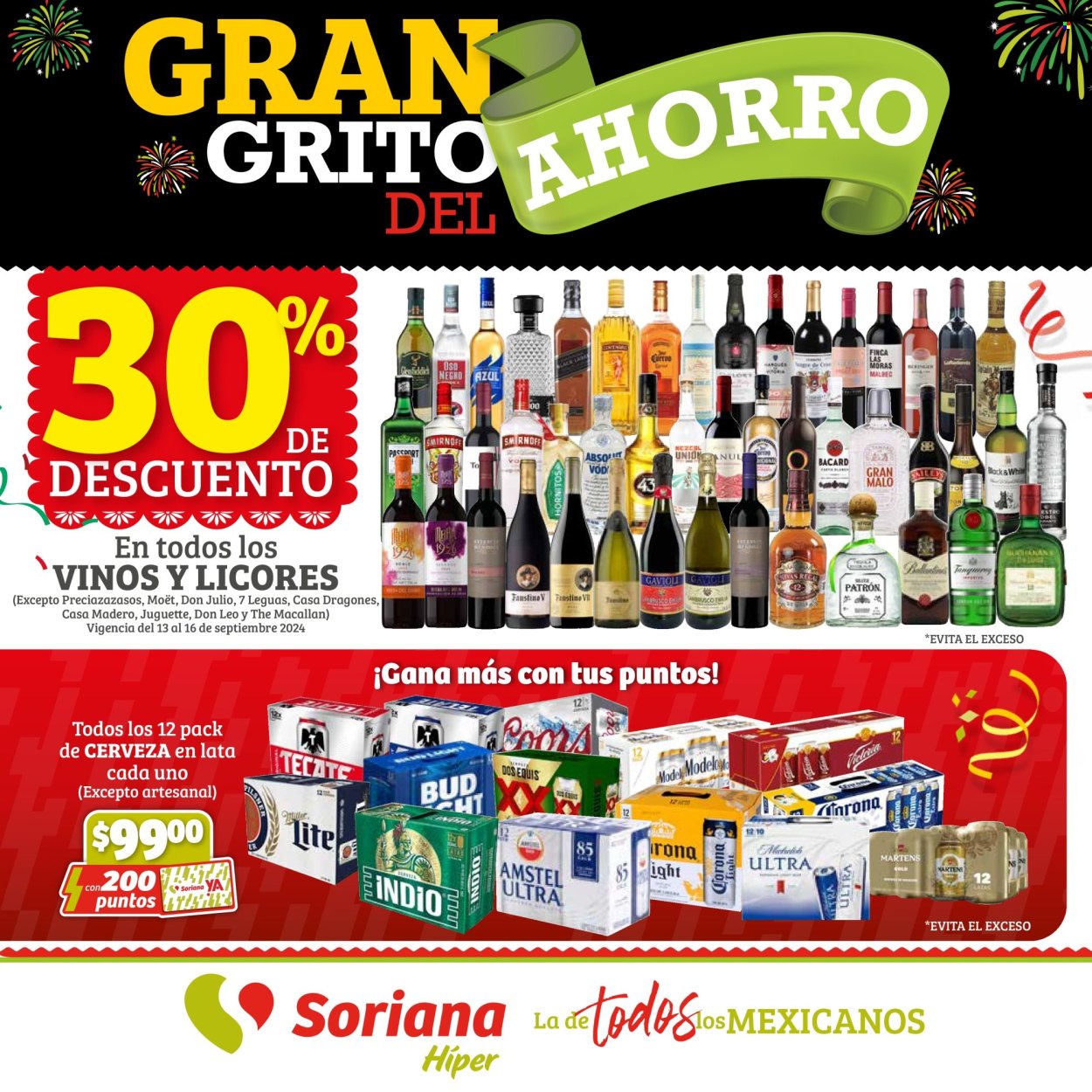 Catálogo Soriana Híper - 13.9.2024 - 18.9.2024. Página 1
