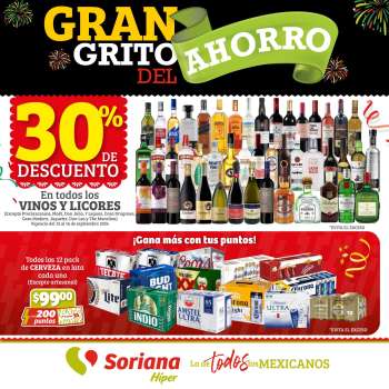 Folleto actual Soriana Híper - 13.9.2024 - 18.9.2024.
