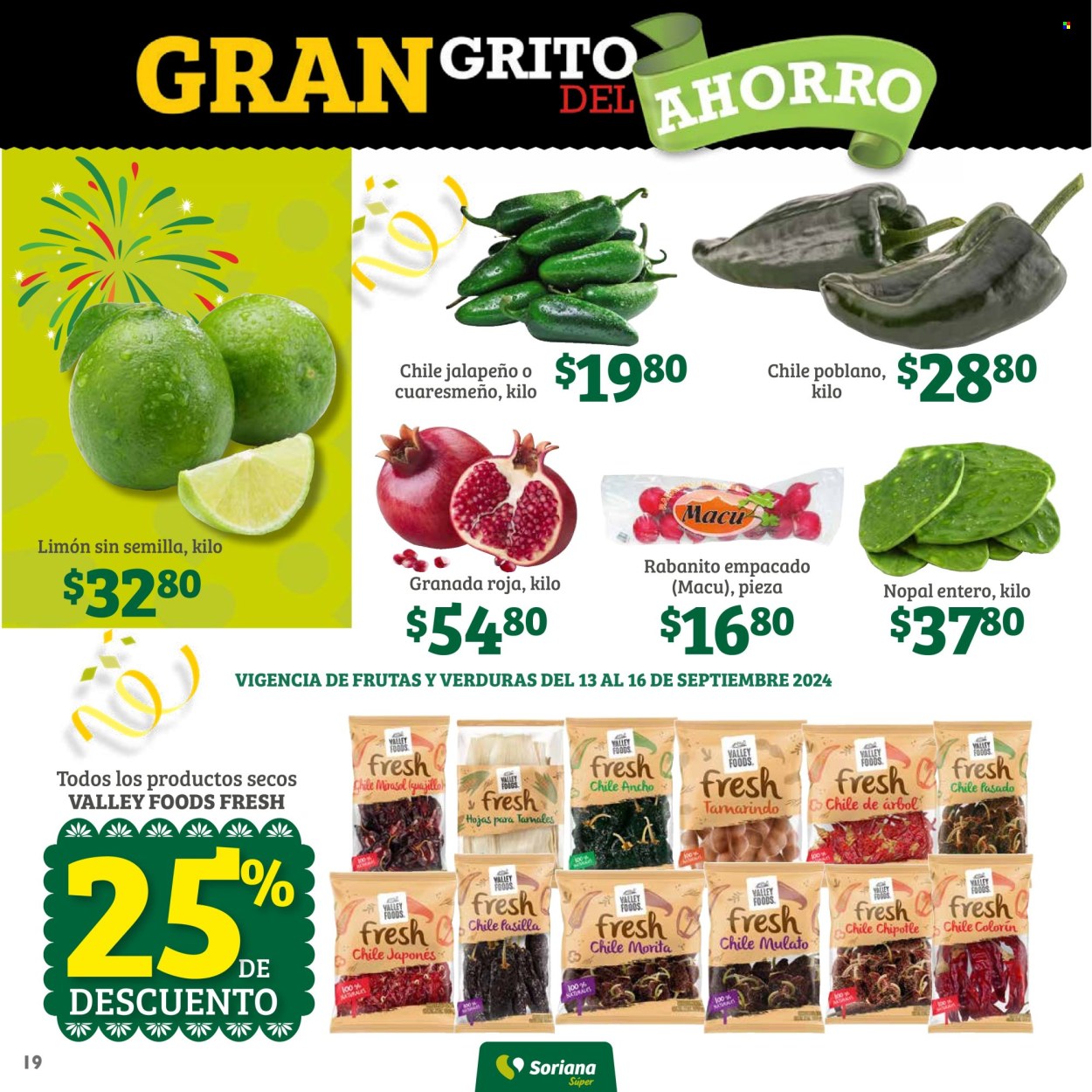 Catálogo Soriana Súper - 13.9.2024 - 18.9.2024. Página 19