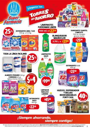 Folleto actual Farmacias Guadalajara - 15.9.2024 - 30.9.2024.