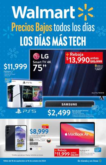 Folleto actual Walmart - 18.9.2024 - 16.10.2024.