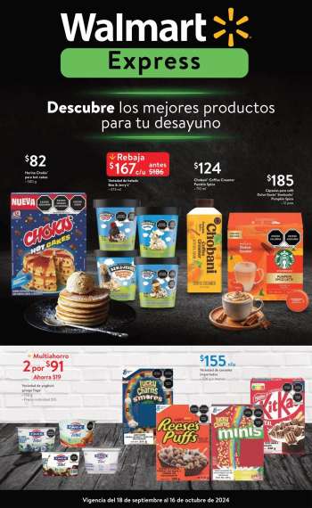 Folleto actual Walmart Express - 18.9.2024 - 16.10.2024.