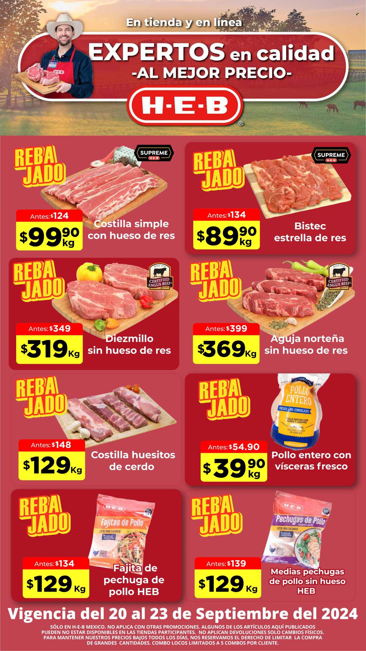Catálogo H-E-B - 20.9.2024 - 23.9.2024. Página 1