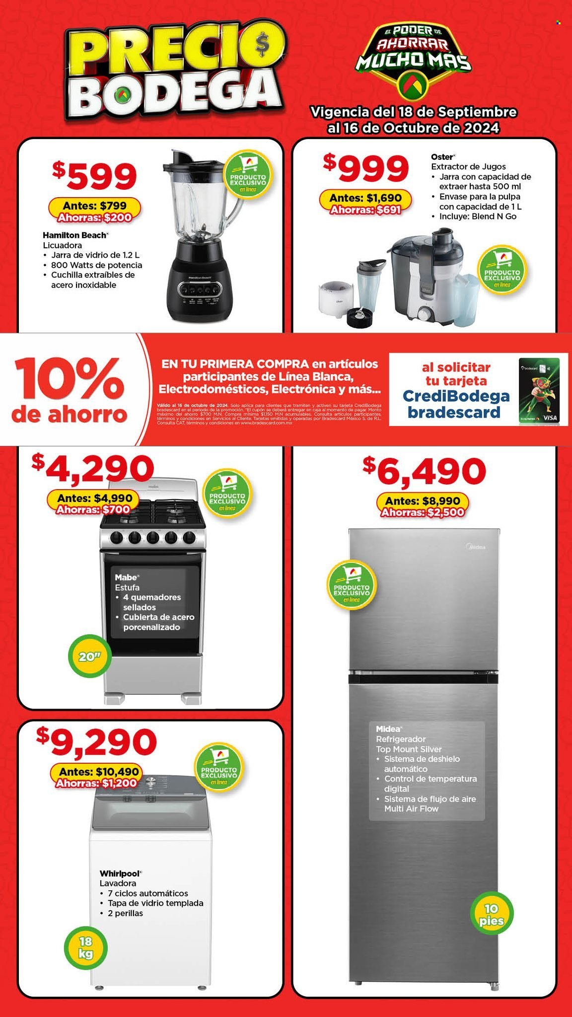 Catálogo Bodega Aurrerá - 18.9.2024 - 16.10.2024. Página 19