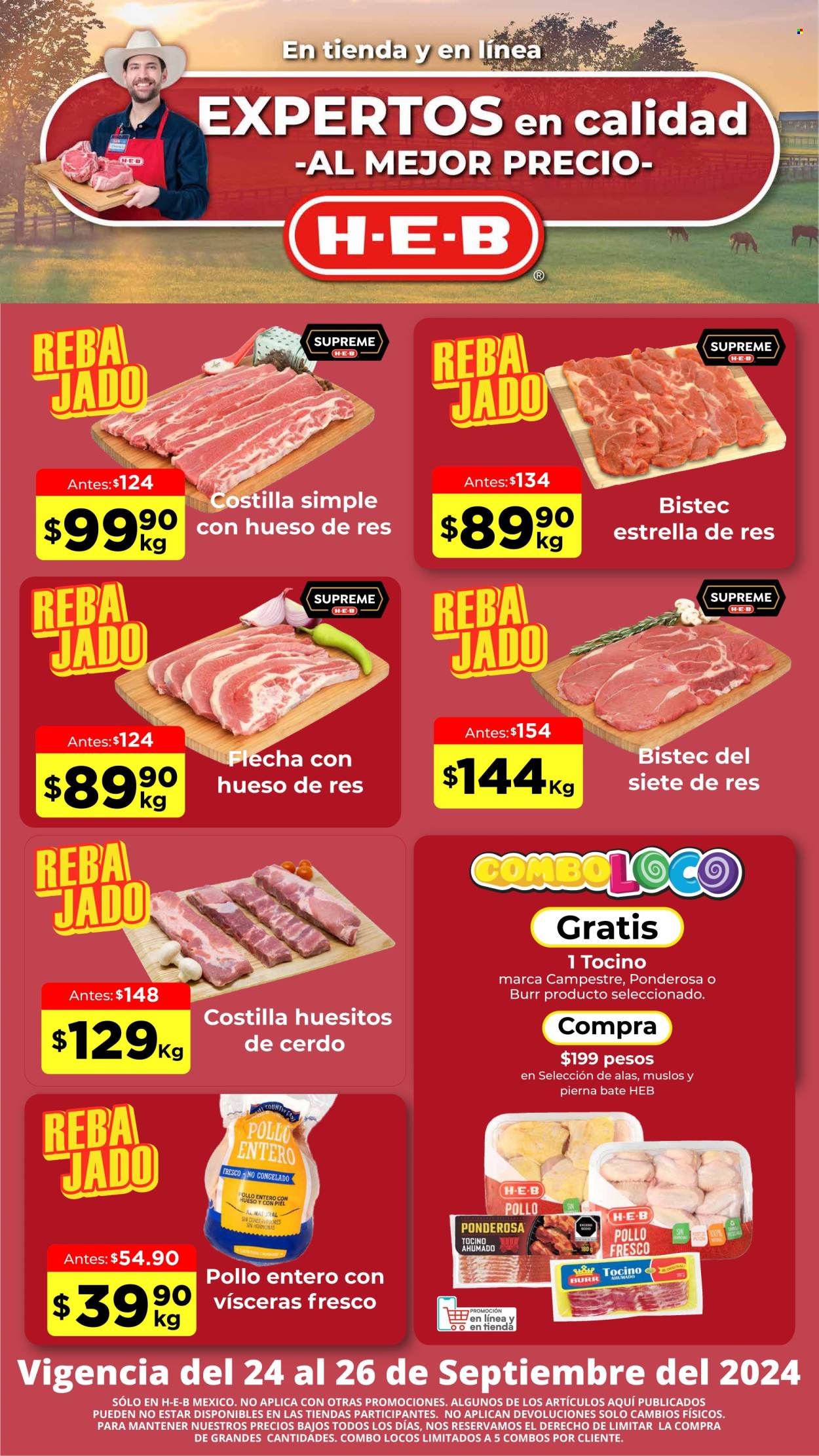 Catálogo H-E-B - 24.9.2024 - 26.9.2024. Página 1