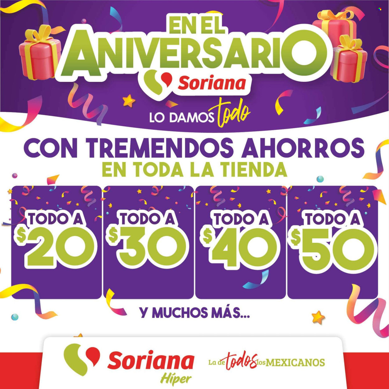 Catálogo Soriana Híper - 26.9.2024 - 9.10.2024. Página 1