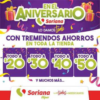 Folleto actual Soriana Híper - 26.9.2024 - 9.10.2024.