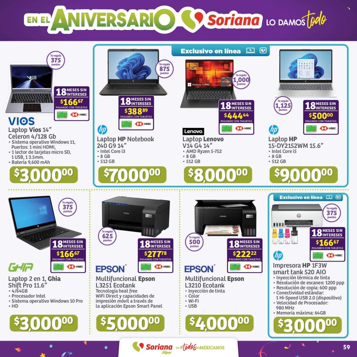 Catálogo Soriana Híper - 26.9.2024 - 9.10.2024. Página 60