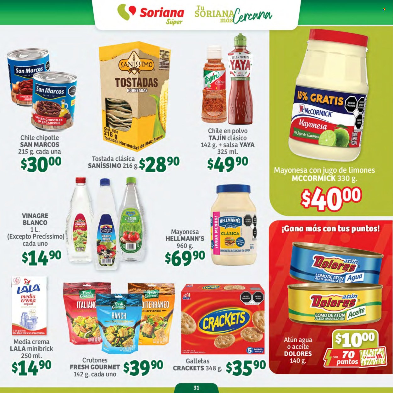 Catálogo Soriana Súper - 26.9.2024 - 9.10.2024. Página 31