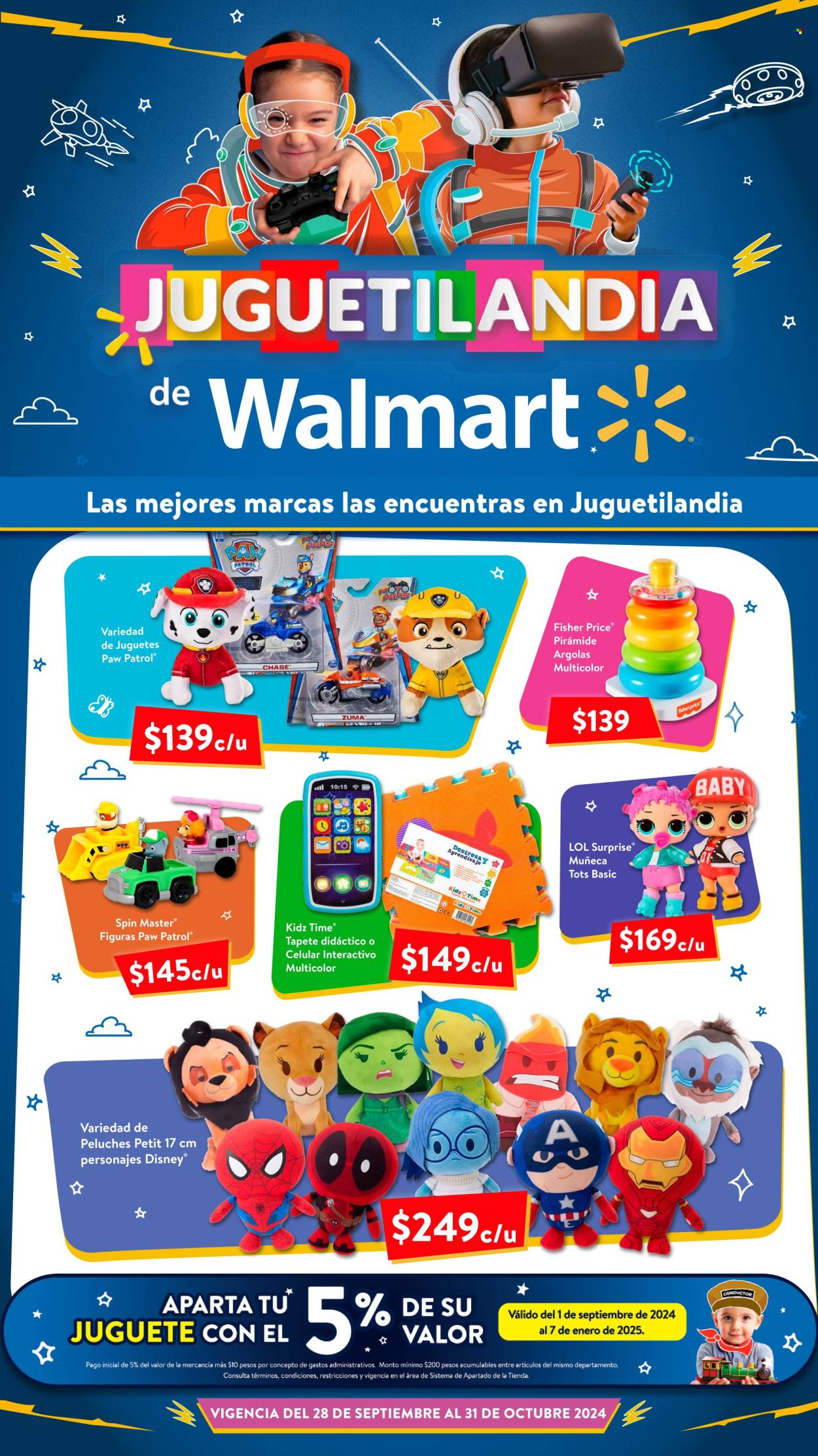 Catálogo Walmart - 28.9.2024 - 31.10.2024. Página 1