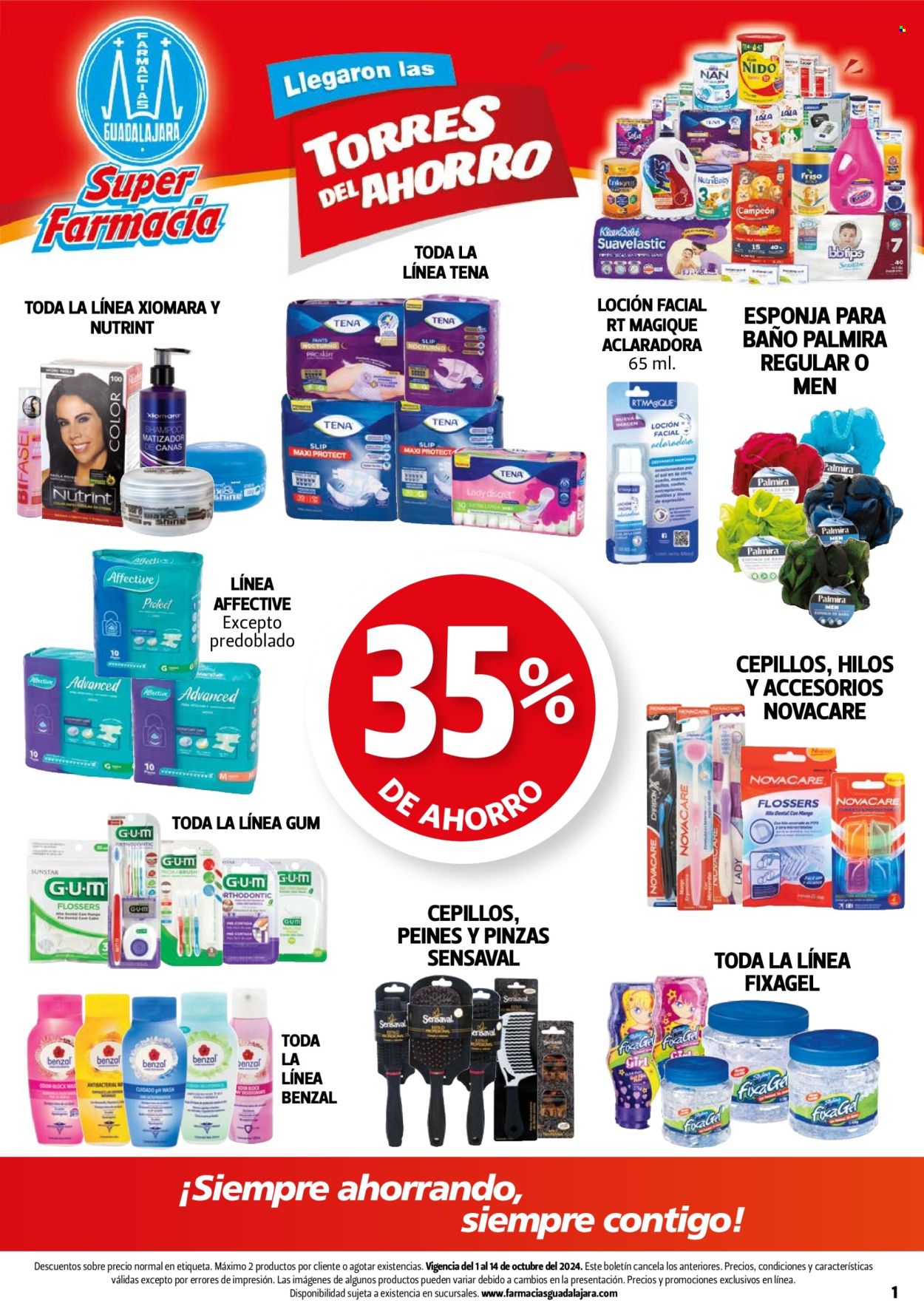 Catálogo Farmacias Guadalajara - 1.10.2024 - 14.10.2024. Página 1