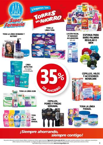 Folleto actual Farmacias Guadalajara - 1.10.2024 - 14.10.2024.
