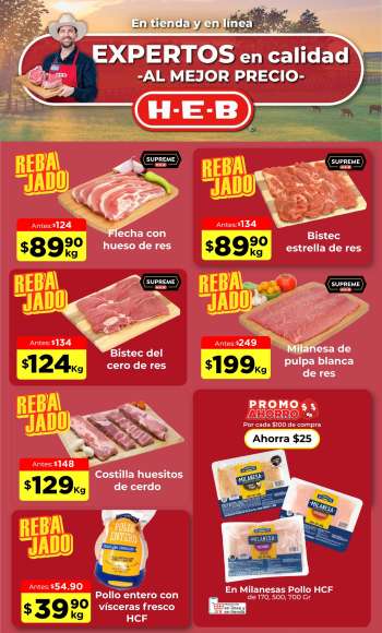 Folleto actual H-E-B - 1.10.2024 - 3.10.2024.