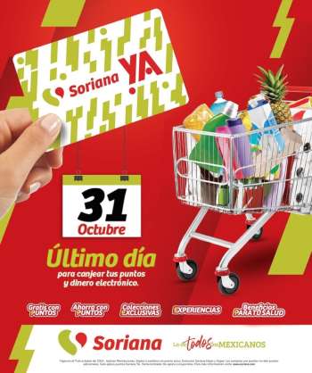 Folleto actual Soriana - 29.9.2024 - 9.10.2024.
